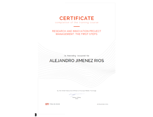 Dr. Alejandro Jiménez Rios C1 course