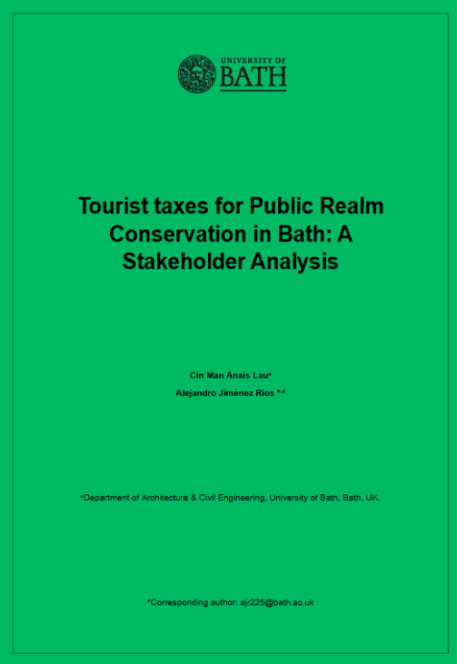 Tourist taxes for Public Realm Conservation in Bath: A Stakeholder Analysis